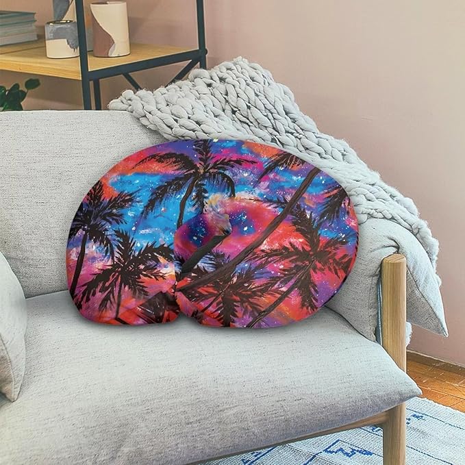 Coconut Tree Nursing Pillow Covers Breast Feeding Pillow Covers 1 Pack for Breastfeeding Pillow Soft and Cozy Fits Snug On Infant Breastfeeding Pillow Slipcover Cover Only