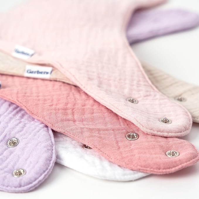 Gerber Baby Muslin Bandana Bibs