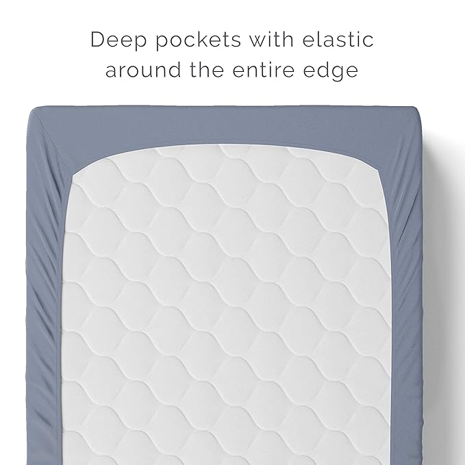 Natemia Organic Cotton Changing Pad Cover (16x32) – Silky Soft Fitted Baby Changing Pad Cover, for Changing Tables, Contoured Pads, Cradle & Bassinet, Neutral Nursery Essential for Boys & Girls
