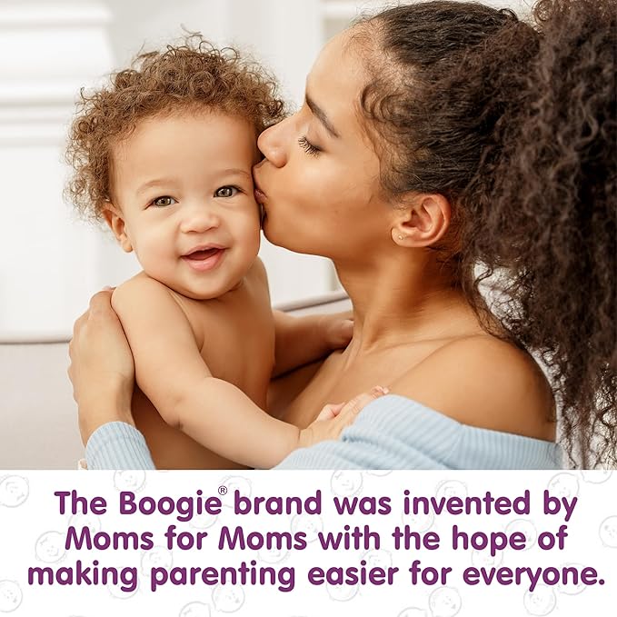 Baby Wipes by Boogie, Saline Wet Wipes for Nose, Face, Hand & Body, Made with Vitamin E, Aloe, Chamomile and Natural Saline, Unscented 30 Count Pack of 3