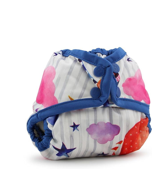 Kanga Care Rumparooz Double Leg Gusset Reusable Cloth Diaper Cover Newborn Snap | Soar 4-15 lbs