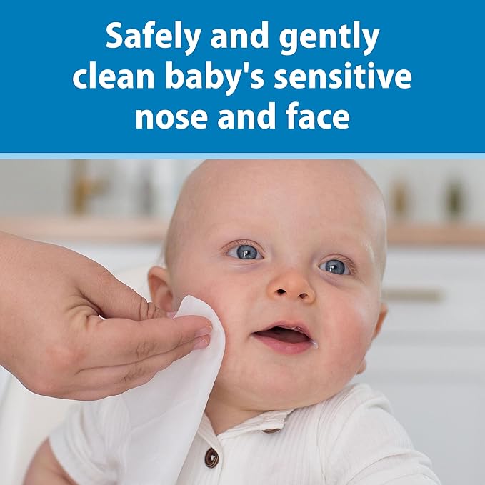 Dr. Brown's Nose and Face Healthy Wipes, Safe Cleaning and Moisturizing for Babies and Toddlers, Hypoallergenic for Sensitive Skin, 30 count, 2-Pack (Packaging May Vary)