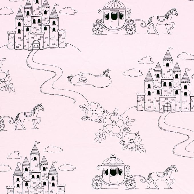Hudson Baby Unisex Baby Changing Pad Cover, Fairytale Princess, One Size