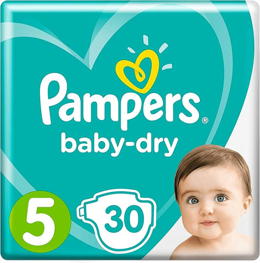 Pampers Baby-Dry diapers size 5 (11-16 kg), Economy pack, 1 pack (1 x 30 pieces)