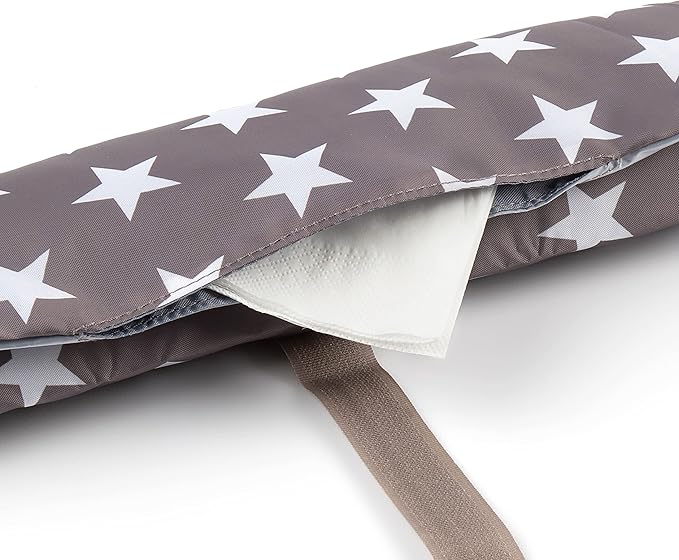 URBAN FOOD TEXTILE BAGUETTE STARS GREY