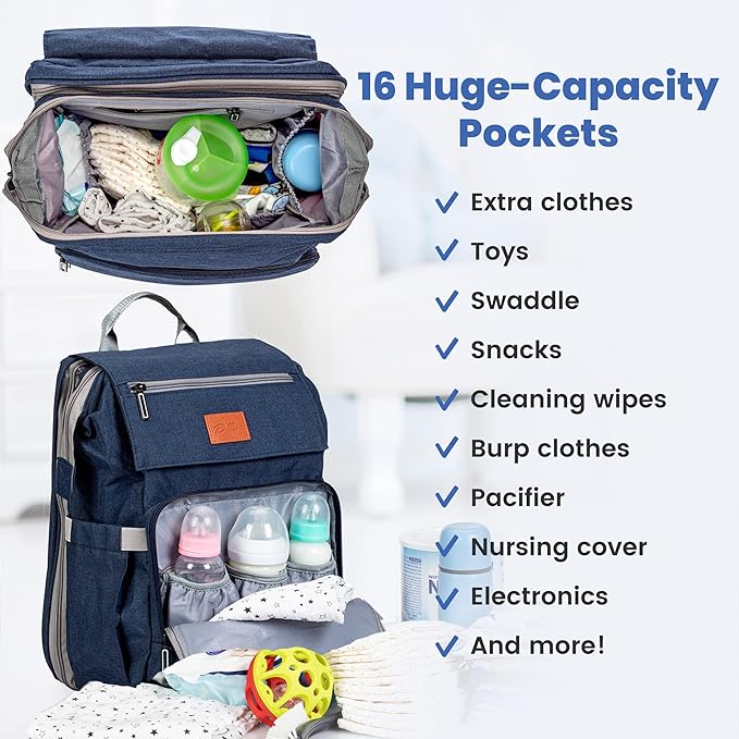 PILLANI Baby Shower Gifts: Nursing Pillow for Breastfeeding & Diaper Bag - Baby Registry Search