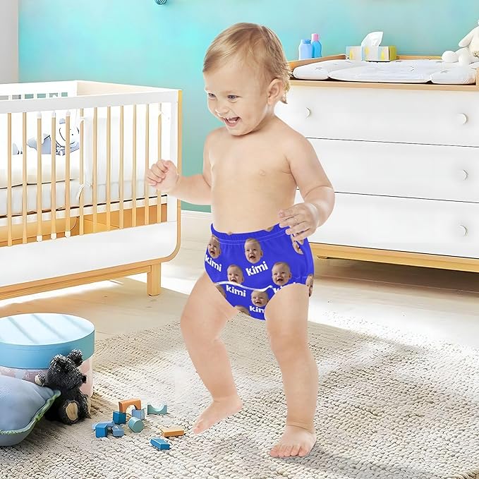 Joko Ivery 1 Blue Custom Potty Training Pants Cotton Traning Potty Panty for Girls Toddlers Boys 3T 3Pcs