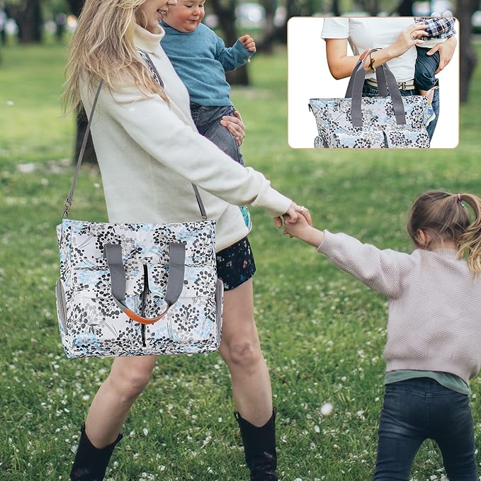 Teamoy Breast Pump Bag, Compatible with Spectra S1/S2,Cooler Bag | Laptop Sleeve 14", Multiple Pockets, Shoulder Straps, Breastfeeding Moms, Bag Only