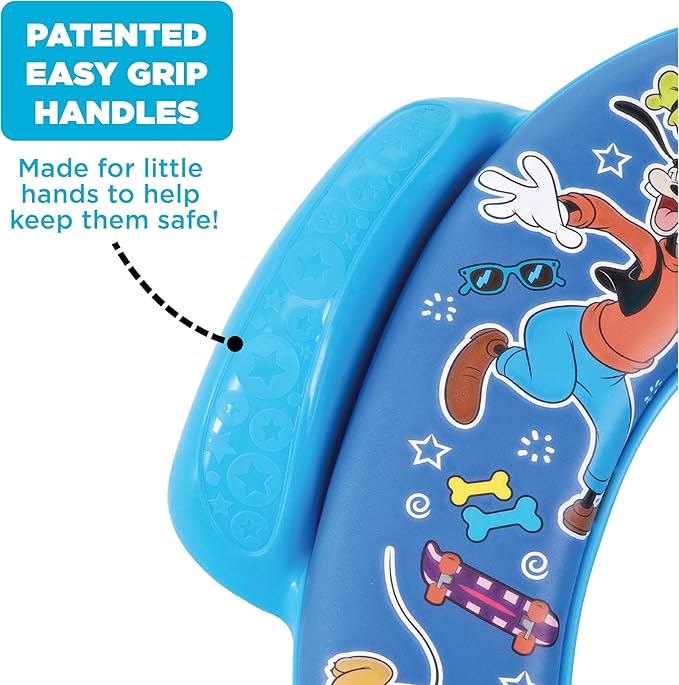 Disney Mickey Mouse "Pals at Play" Soft Potty Seat and Potty Training Seat - Soft Cushion, Baby Potty Training, Safe, Easy to Clean