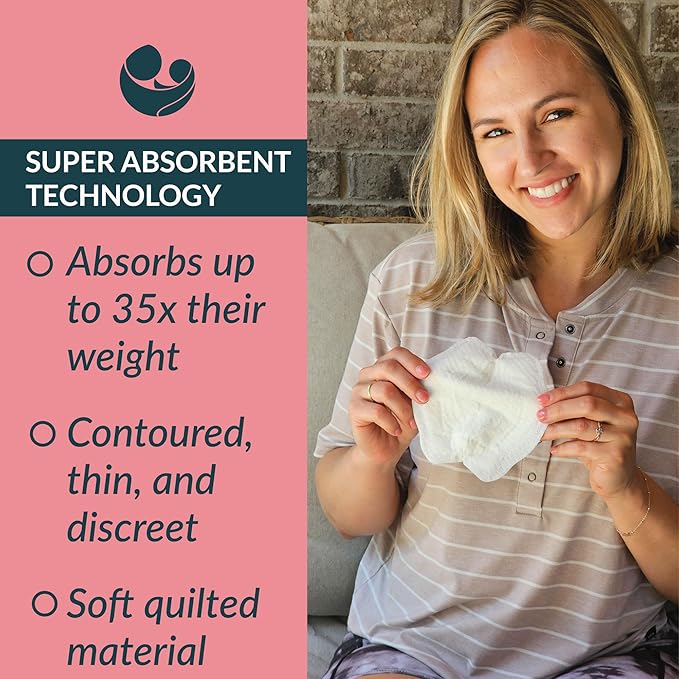 Ameda MoistureGuard Disposable Nursing Pads, 50 Count