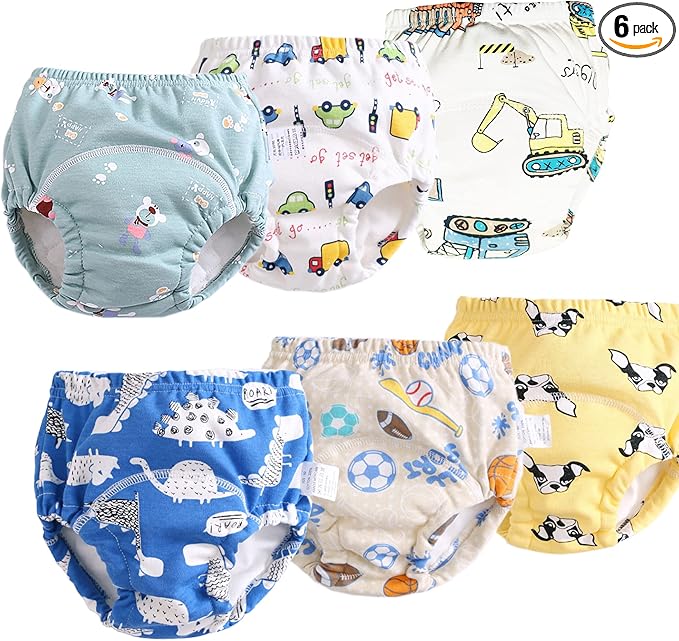 Potty Training Underwear for Girls Boys Potty Training Pants (3T,Blue)