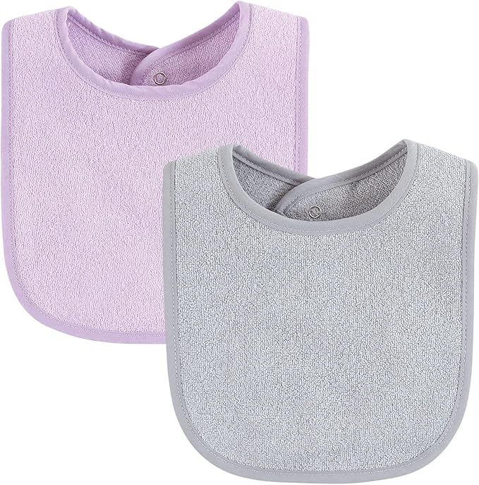 Hudson Baby Unisex Baby Drooler Bib With Waterproof Lining