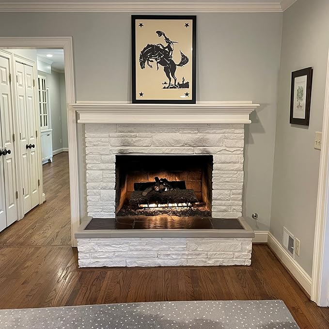 Cardinal Gates MPK Medium Hearth Pad Kit - Fireplace Baby Proofing - Adhesive Backed Fireplace Bumpers for Babies - 10 Feet of Padding with 1 Straight Piece & 2 Corners - Made in The USA - Taupe