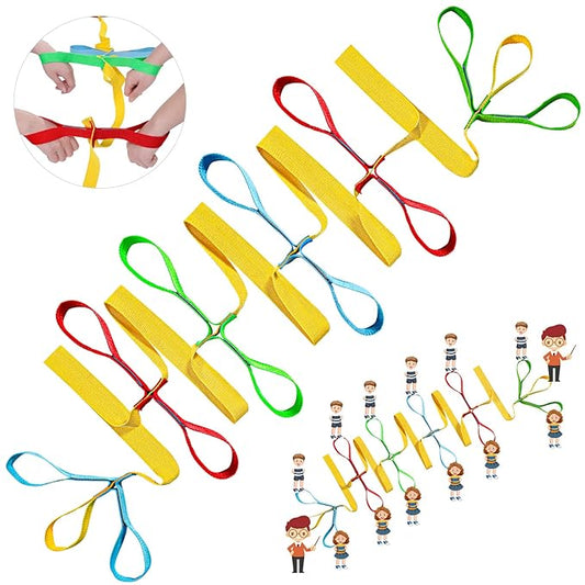 Preschool Walking Rope with Handles Children Safety Walking Rope Preschool Walk in Line Ropes Fits up to 12 Children 2 Teachers for Toddlers Kids Daycare Preschool Walk Guides