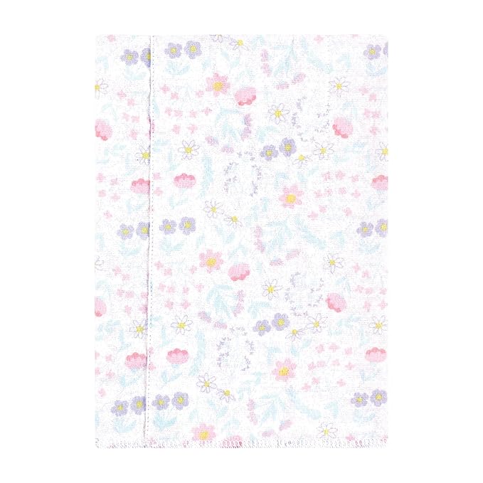 Hudson Baby Unisex Baby Flannel Burp Cloth 7pk, Garden Fairies, One Size