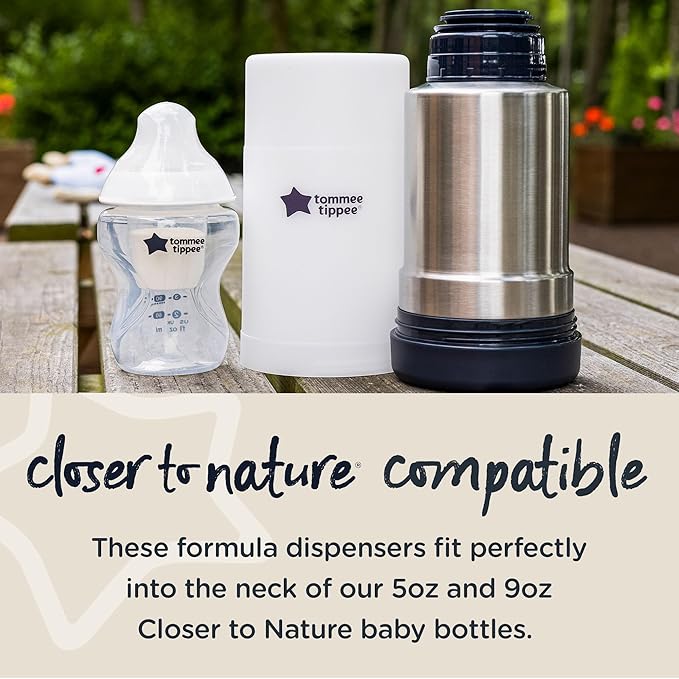 Tommee Tippee Closer to Nature Baby Bottle Formula Dispensers – 6 Count