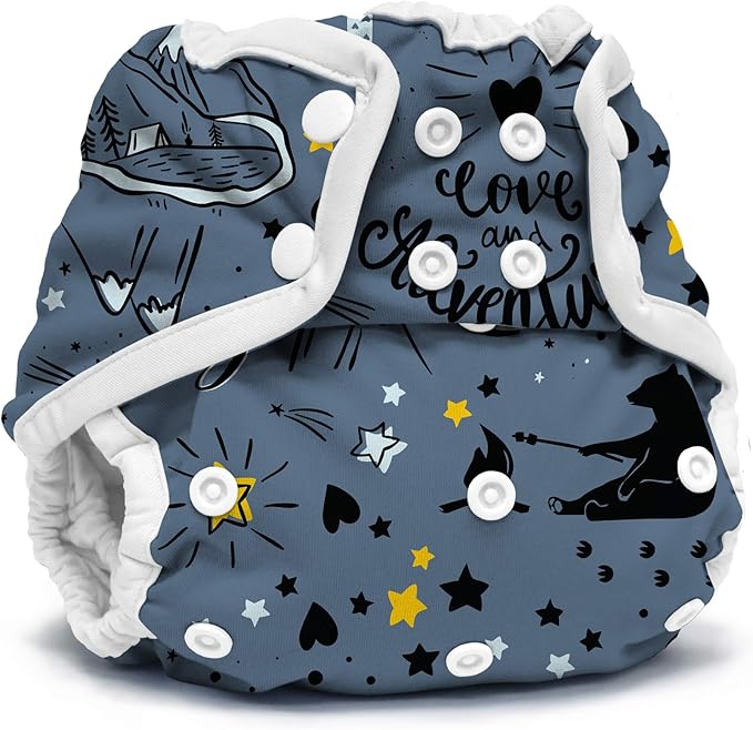 Kanga Care Rumparooz Double Leg Gusset Reusable Cloth Diaper Cover One Size Snap | Wander 6-35 lbs