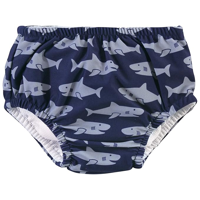 Hudson Baby Unisex Baby Swim Diapers, Sharks, 0-6 Months