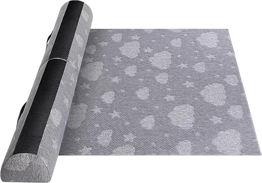 Bed Rail Bumpers for Toddlers with Pad - Foam Foldable Bed Bumper Guard with Dual Non-Slip Pads Waterproof Washable Soft Removable Cover Safe Bed Rail for Toddlers, Kids Senior