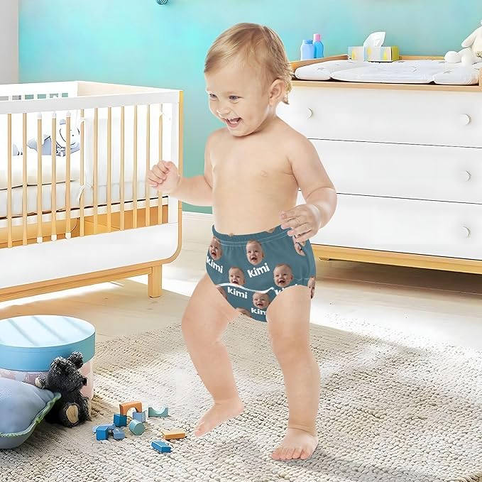 Joko Ivery 1 Deep Blue Custom Potty Training Pants Reusable Traning Potty Panty for Girls Toddlers Boys 3T 3Pcs