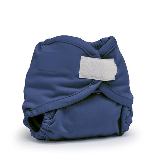 Kanga Care Rumparooz Double Leg Gusset Reusable Cloth Diaper Cover Newborn Aplix Nautical 4-15lbs