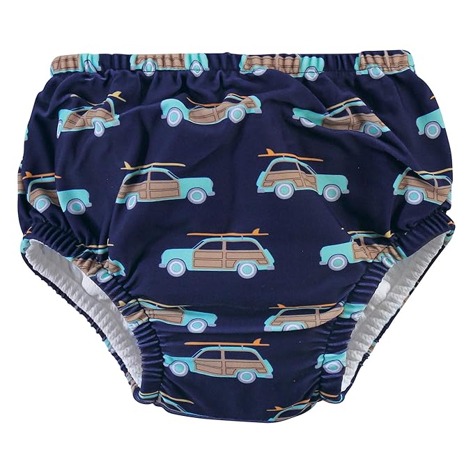 Hudson Baby Unisex Baby Swim Diapers, Palm Trees, 6-12 Months