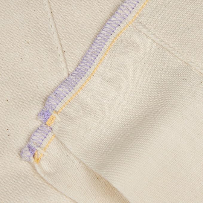 OsoCozy Unbleached Prefold Cloth Diapers 100% Cotton, Durable, Soft, Absorbent, Sustainable & Economical - dims, Fits size range. - (Size)