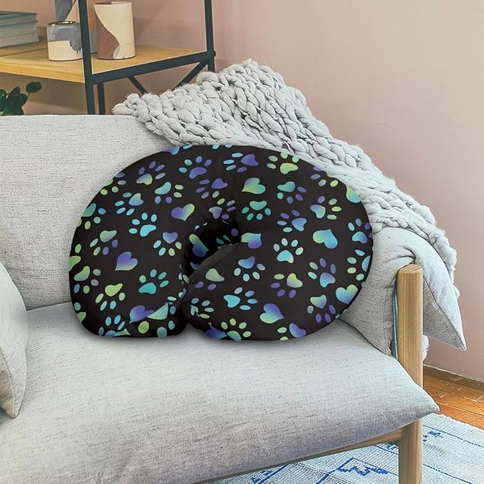 Dog Paws Nursing Pillow Covers Breast Feeding Pillow Covers 1 Pack for Breastfeeding Pillow Soft and Cozy Fits Snug On Infant Breastfeeding Pillow Slipcover Cover Only