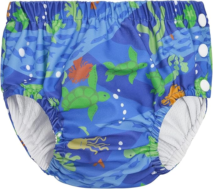 Durio Reusable Swim Diapers Washable Baby Swim Diaper Unisex Infant Toddler Swimming Diapers