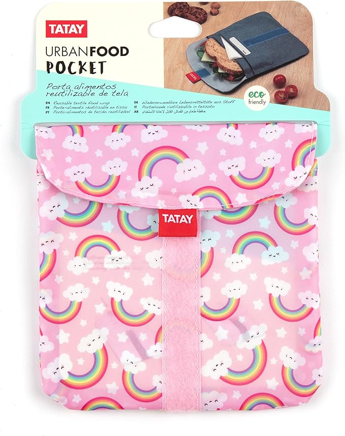 URBAN FOOD TEXTILE POCKET ARC EN CIEL