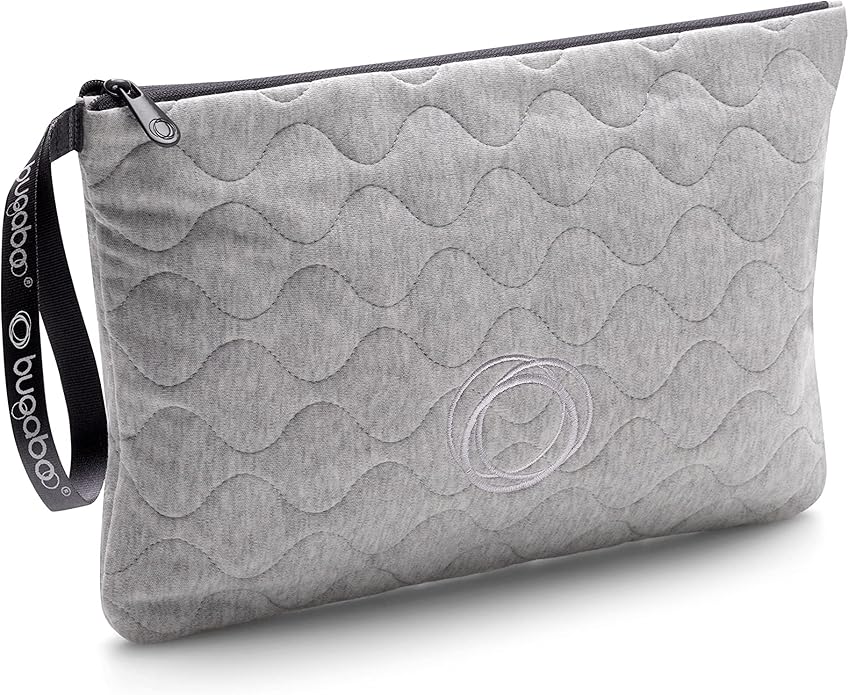 Bugaboo Changing Clutch with Removable Changing Mat – Compact Diaper Organizer & Travel Changing Station – Water‑Repellent, Machine‑Washable Fabric – Universal Fit