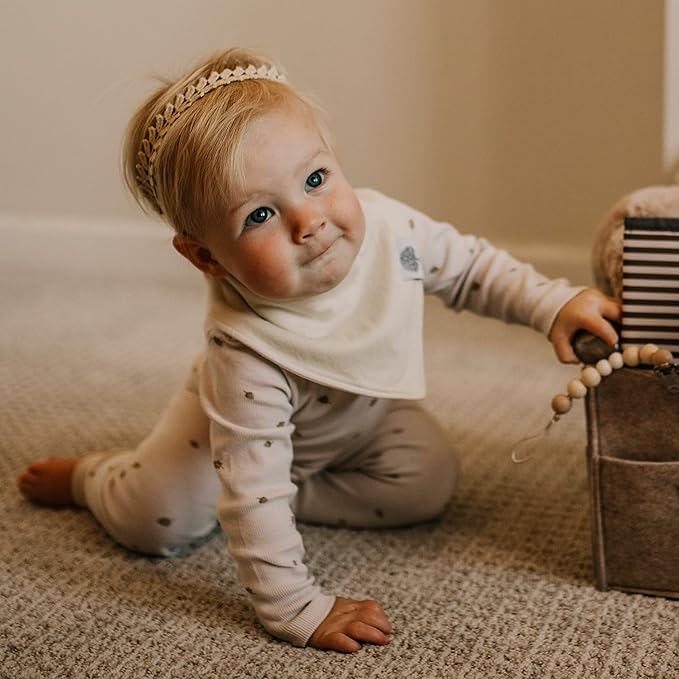 Parker Baby Bandana Drool Bibs for Boys, Girls & Unisex - Soft & Stylish Teething Bibs for Babies
