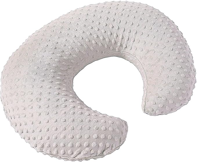 Dots Nursing Pillow Cover, Case Plush Breathable Breastfeeding Pillow Slipcover Fits Nursing Pillow, Super Soft Snug Positioners for Baby Boy Baby Girl (Sand)