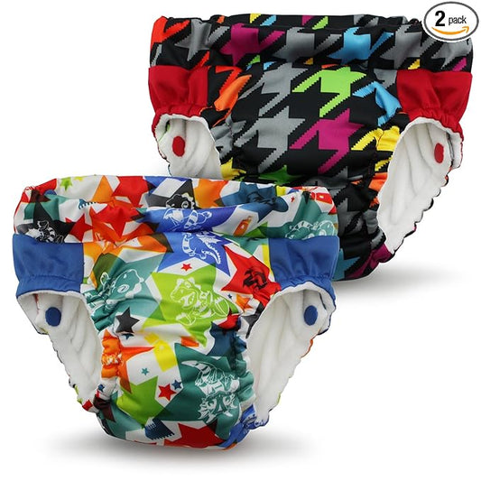 Kanga Care Lil Learnerz Reusable Toilet Training Pants (XSmall - Dragons Fly & Invader)