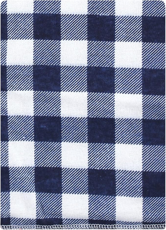 Hudson Baby Unisex Baby Cotton Flannel Burp Cloths Bundle, Apple Orchard, One Size (Pack of 2)