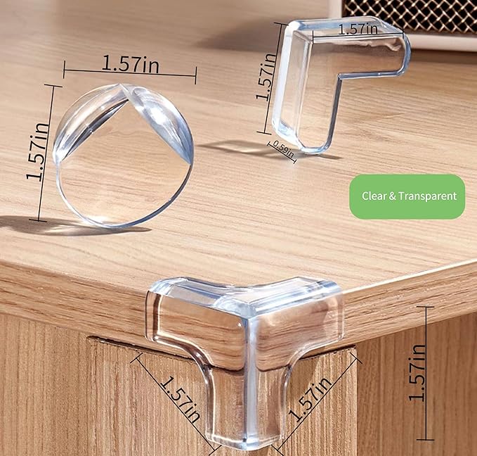 12 Pack Corner Protector for Baby, Corner Protectors Guards, Furniture Corner Guard & Edge Safety Bumpers, Baby Proof Bumper, Baby Safety Products for Furniture & Table Edges, Baby Proofing (T Shape)