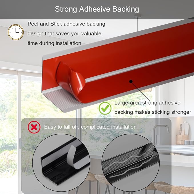 4Pcs 36" Metal Corner Protectors, Aluminum Self-Adhesive Corner Guards, for Edge Protection & Decoration on Walls, Furniture, Cabinets, Kitchen Islands (Gray, 36" 1.5"x1.5")