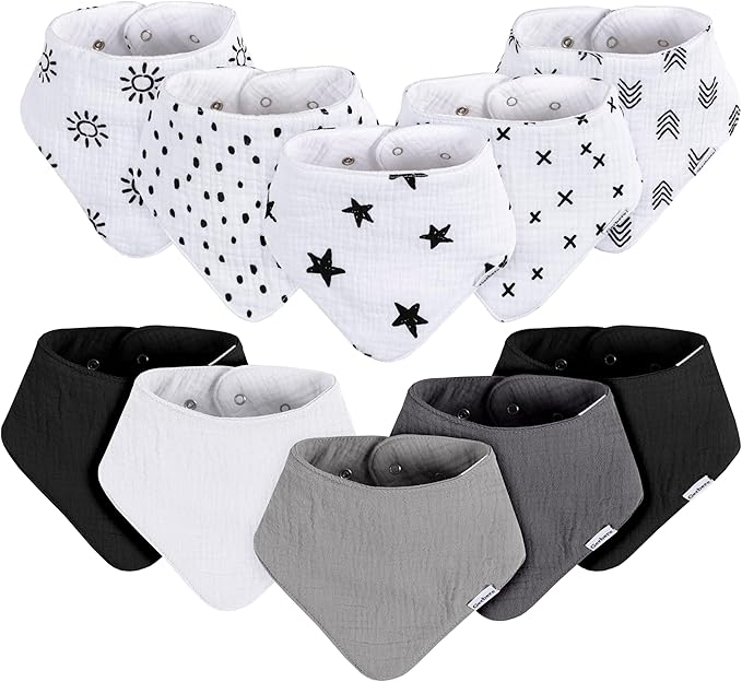 Gerber Baby Muslin Bandana Bibs