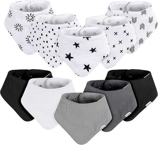 Gerber Baby Muslin Bandana Bibs