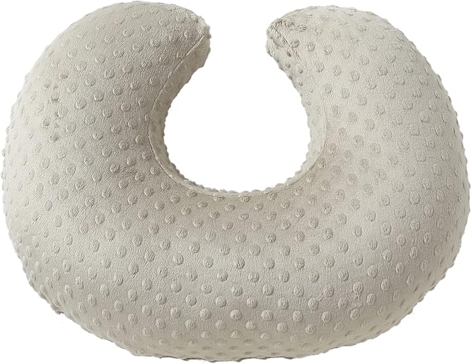 Baby Nursing Pillow Cover, Nursing Pillow Slipcovers for Breastfeeding Moms, Ultra-Soft Fit Standard Infant Nursing Pillows for Infant Newborn Baby Boy Girl (Tidal Foam)