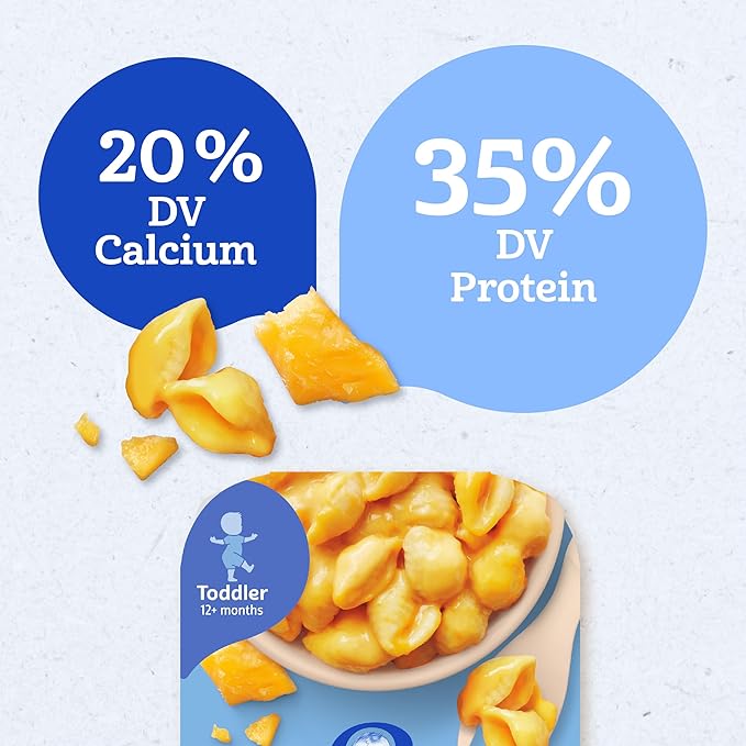 Gerber Toddler Food, Pasta Shells & Cheese, Mealtime for Toddler, 6PK