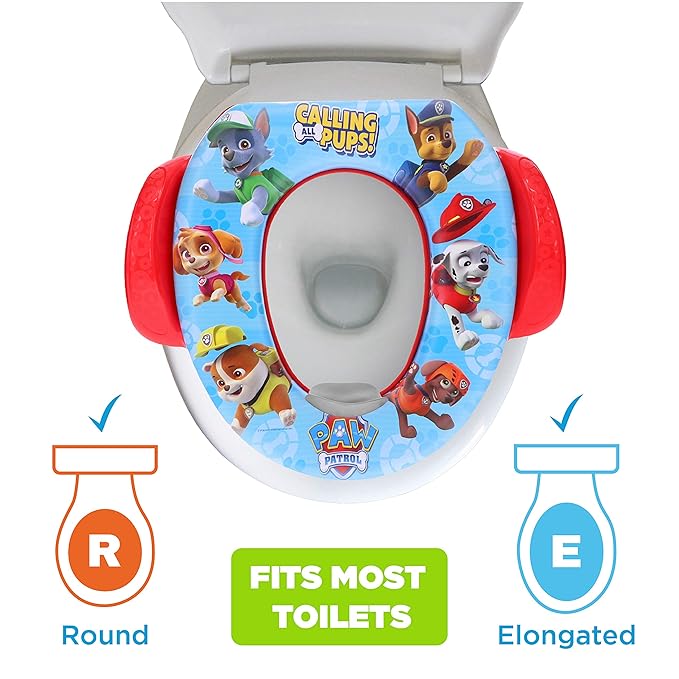 Nickelodeon PAW Patrol "Calling All Pups" Soft Potty Seat and Training - Cushion, Baby Training, Safe, Easy to Clean