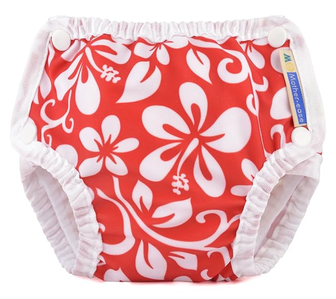 Swim Diaper - Aloha Red - X-Large (33-40 lbs)