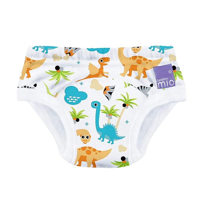 Bambino Mio, Potty Training Underwear for Girls and Boys, Dino, 3+ Years