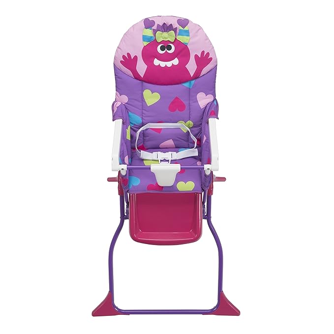 Cosco Simple Fold Deluxe High Chair, Monster Shelley & Simple Fold High Chair, Posey Pop