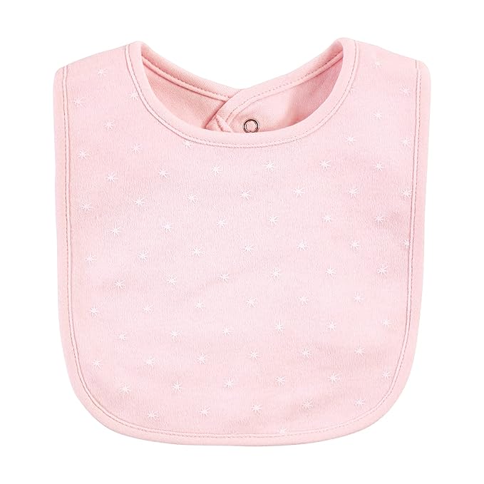 Hudson Baby Unisex Baby Cotton Bibs, Glitter Unicorn, One Size