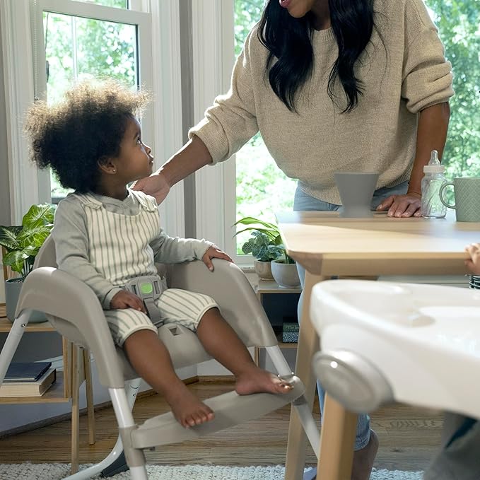 Ingenuity Full Course 6-in-1 High Chair - Baby to 5 Years Old, 6 Convertible Modes, 2 Dishwasher Safe Trays - Astro, 13108