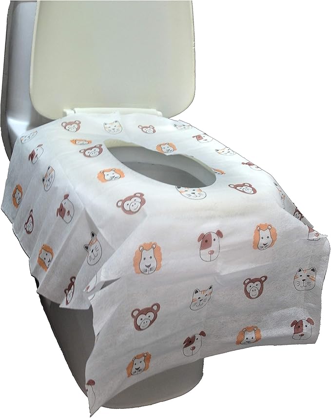 Disposable Toilet Seat Covers - Extra Large Size Perfect for Toddlers Potty Training and Great for Travel Both Kids and Adults (20)
