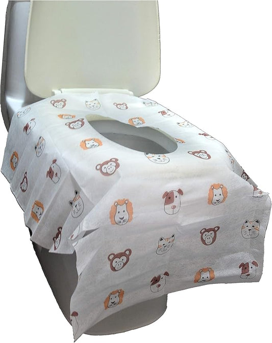 Disposable Toilet Seat Covers - Extra Large Size Perfect for Toddlers Potty Training and Great for Travel Both Kids and Adults (20)