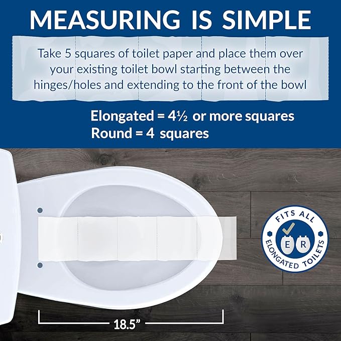 Little2Big Toilet Seat with Built-In Potty Training Seat, Slow Close, Durable Plastic, Made in USA, ELONGATED, White (Pack of 2)